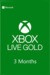 Xbox Live Gold - 3 Months